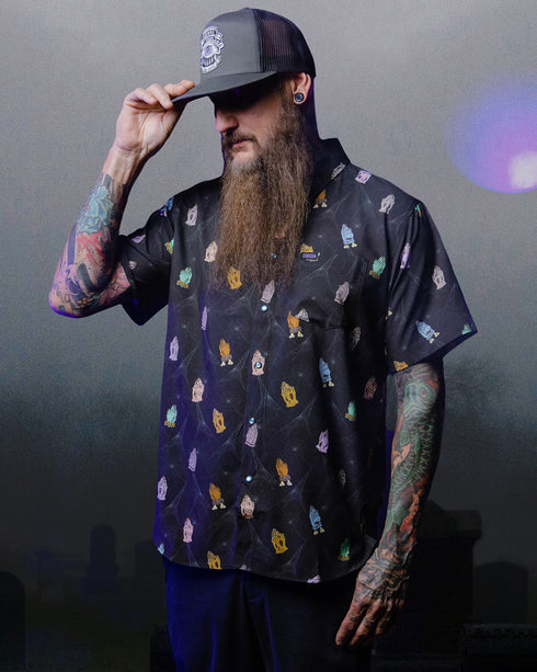 UNDEAD - PARTY SHIRT SHORT SLEEVE BUTTON UP - MENS